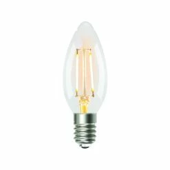 Cheapest 🎉 Luce Bella Candle Filament E14 LED 250 Lumen Warm White 2W Globe 2Pk Other - To Australia 🎁