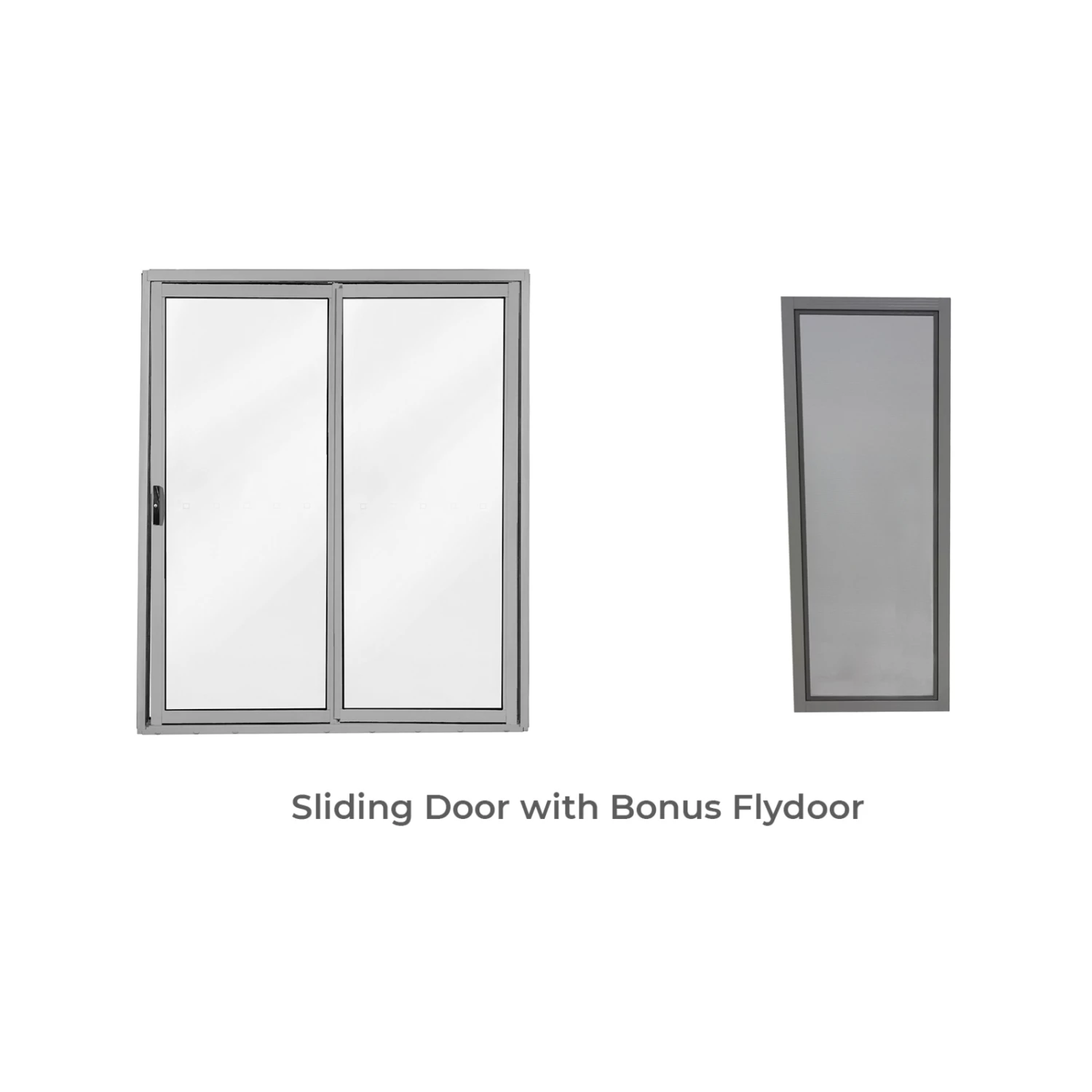 Outlet ✨ Australia Only - Polar Eco-View Windows Polar 2145 X 1810mm Sliding Door With Bonus Flydoor - Silver Grey 🎁 6 Outlet ✨ Australia Only - Polar Eco-View Windows Polar 2145 X 1810mm Sliding Door With Bonus Flydoor - Silver Grey 🎁 - Image 4