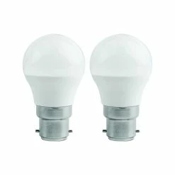 Coupon 🎁 Luce Bella Fancy Round B22 LED 400lm Warm White 5W Globe 2 Pack - To Australia 💯