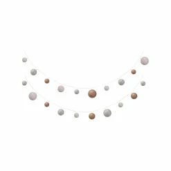 Hot Sale 🎁 Luce Bella 20 Pack Battery Operated Assorted Size Cotton Ball String Lights Multi - To Australia 🥰