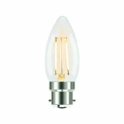 Brand new ⭐ Australia Sale - Luce Bella Candle Filament B22 LED 250 Lumen Warm White 2W Globe 2Pk Other 💯