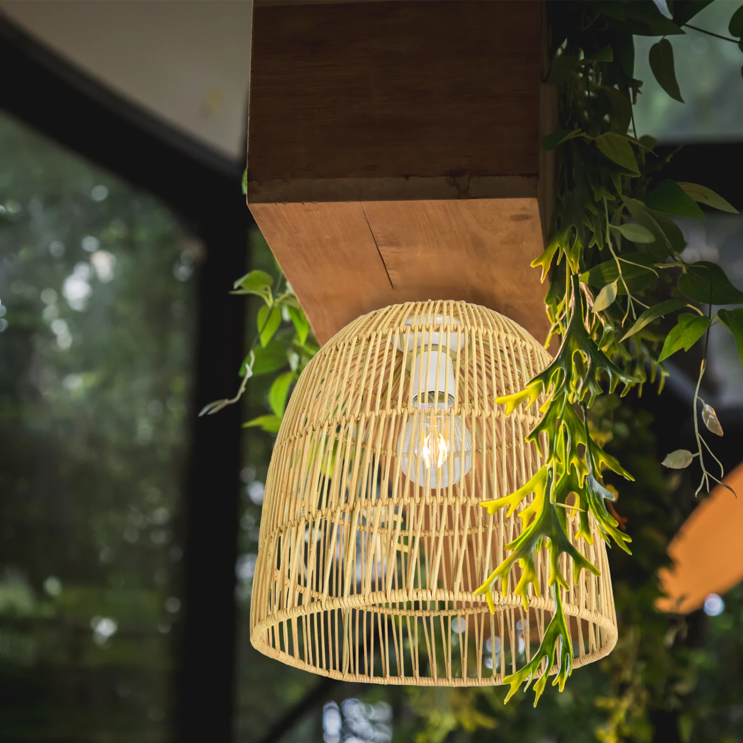 Hot Sale ❤️ Australia Only - Luce Bella Luca Bella Wicker Woven Batten Fix Light Shade Other ⌛ 4 Hot Sale ❤️ Australia Only - Luce Bella Luca Bella Wicker Woven Batten Fix Light Shade Other ⌛ - Image 2