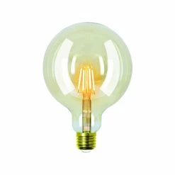 Best Sale 🧨 Luce Bella G125 E27 LED 400 Lumen Amber Warm White 4W Globe Other - To Australia ⌛