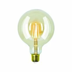 Coupon 🛒 Luce Bella G125 LED E27 650 Lumen Amber Warm White 7W Globe Other - To Australia 🔔