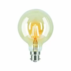 Cheap 🧨 Australia Sale - Luce Bella G95 B22 LED 400 Lumen Amber Warm White 4W Globe Other 🧨