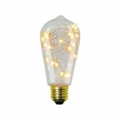 Brand new 🤩 Australia Sale - Luce Bella 1.2W 56lm Warm White LED ST58 E27 Globe - 2 Pack 🛒