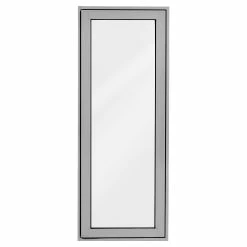 Promo 😍 Australia Sale - Polar Eco-View Windows Polar Eco-View 600 X 1545mm Silver Grey Frosted Glass Openable Double Glazed Window Silver Grey Frame With Frosted Glass 🔥