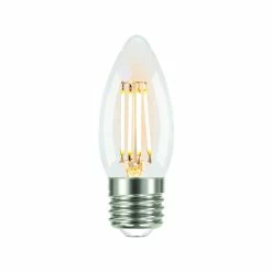 Deals 😉 Australia Sale - Luce Bella Candle Filament E27 LED 450 Lumen, Dimmable Warm White 4.5W Globe 2Pk Other 🧨