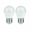 Discount 😉 Australia Sale - Luce Bella Fancy Round E27 LED 400lm Warm White 5W Globe 2 Pack ✔️