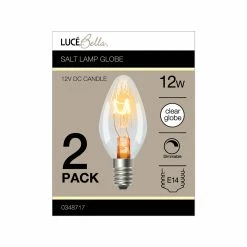 Best reviews of 🥰 Australia Sale - Luce Bella 12W 12V Incandescent Salt Lamp Globe - 2 Pack 🛒