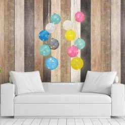 Brand new 🧨 Australia Sale - Luce Bella Multi-Colour Battery Operated Cotton Ball Hanging Lights - 6 Pack 🔔 -Luce Bella Online Shop c32bbf6cbd514eb693be022847991677
