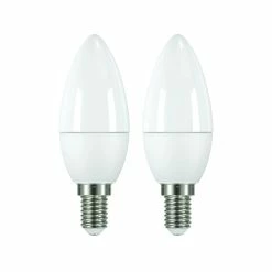 Top 10 😍 Australia Sale - Luce Bella Candle E14 LED 470lm Warm White 5W Globe 2 Pack Other 🌟