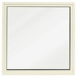 Discount 👍 Australia Sale - Polar Eco-View Windows Polar Eco-View 600 X 600mm White Birch Frosted Glass Fixed Panel Double Glazed Window White Birch Frame With Frosted Glass 🧨