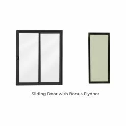 Outlet 😉 Australia Sale - Polar Eco-View Windows Polar 2145 X 1810mm Sliding Door With Bonus Flydoor - Black 🎁 -Luce Bella Online Shop cacb9494fb2a45ebb3618324b3a3c07b