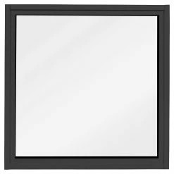 Hot Sale ✨ Australia Sale - Polar Eco-View Windows Polar Eco-View 600 X 600mm Black Frosted Glass Fixed Panel Double Glazed Window Black With Frosted Glass 🧨