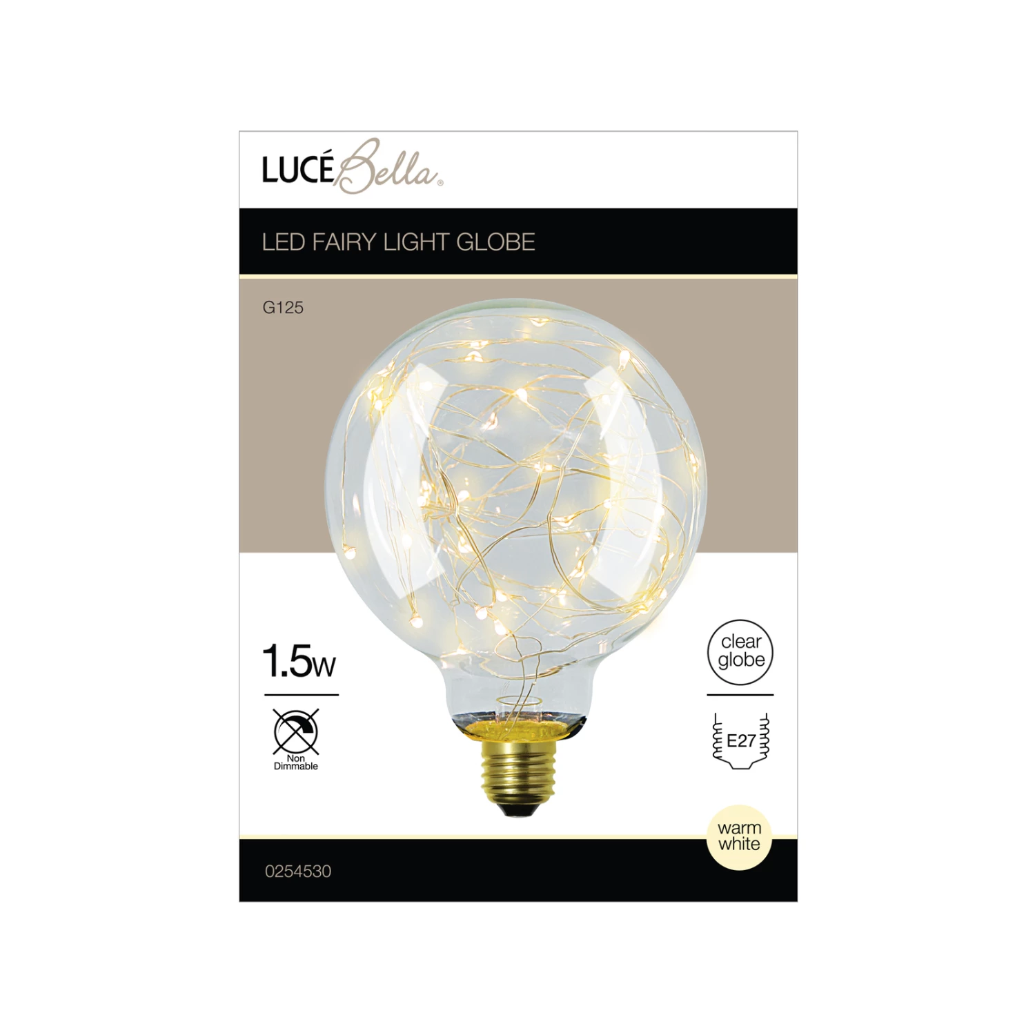 Wholesale โ Luce Bella Fairy Light G125 E27 LED 80 Lumen Warm White 1.5W Globe Other - To Australia ๐ 4 Wholesale โ Luce Bella Fairy Light G125 E27 LED 80 Lumen Warm White 1.5W Globe Other - To Australia ๐ - Image 2