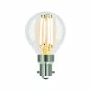 Deals 🎁 Australia Sale - Luce Bella Round Filament B15 LED Dimmable 450 Lumen Warm White 4.5W Globe 2Pk Other 😍