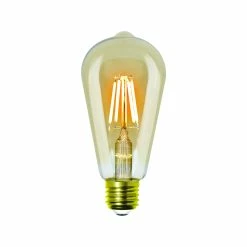 Best Sale 🔥 Australia Only - Luce Bella ST64 E27 LED 400 Lumen, Amber Warm White 4W Globe Other 👍